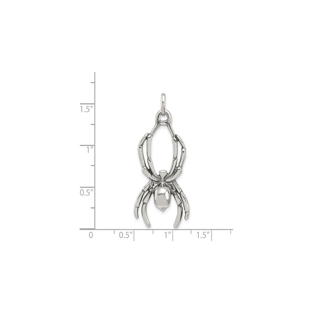Antique Spider Pendant (Silver) – Popular J