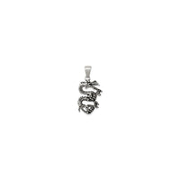Antikni privjesak azurnog zmaja (srebro) sprijeda - Popular Jewelry - Njujork