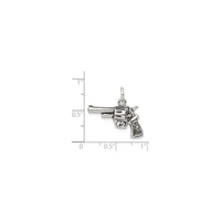 Starožitný prívesok na pištoľ (strieborná) stupnica - Popular Jewelry - New York