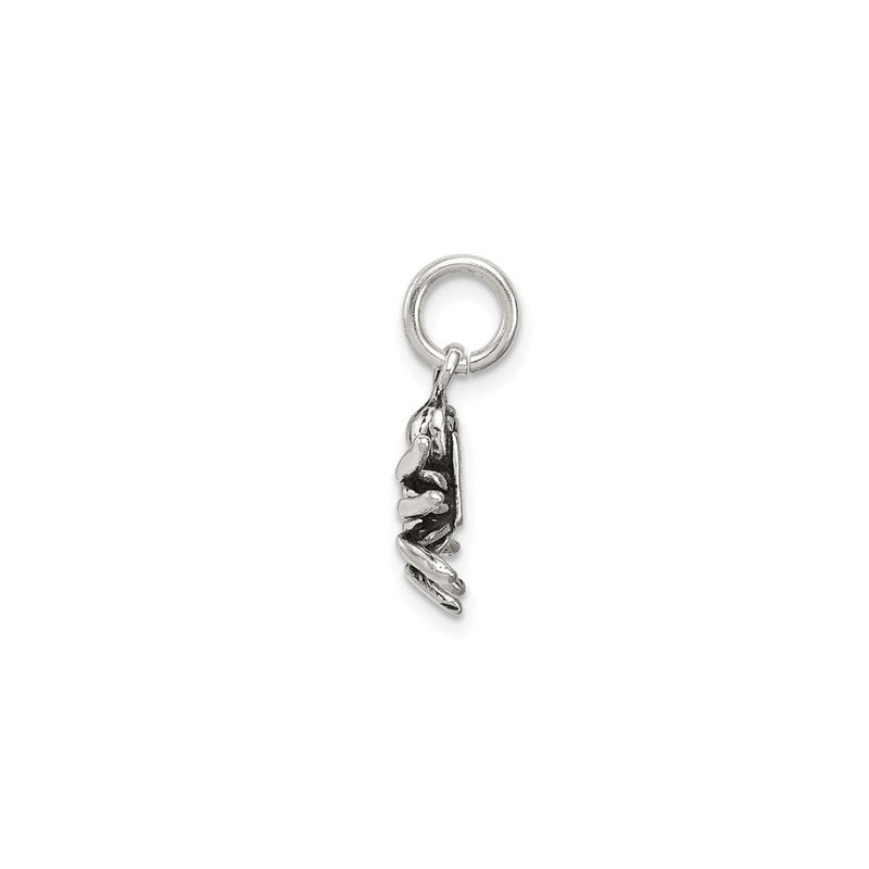 Antiqued Spider Charm (Silver) side - Popular Jewelry - New York