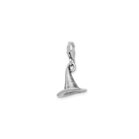 Antiqued Witch Hat Charm (Silver) diagonal - Popular Jewelry - New York
