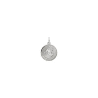 Privjesak sa zviježđem zodijaka Jarac (srebrni) sprijeda - Popular Jewelry - New York