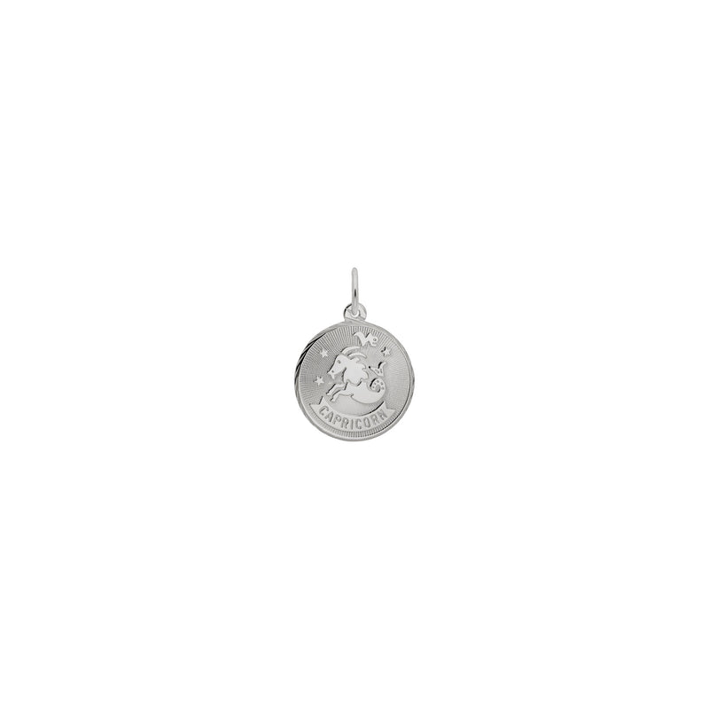 Capricorn Zodiac Constellation Pendant (Silver) front - Popular Jewelry - New York