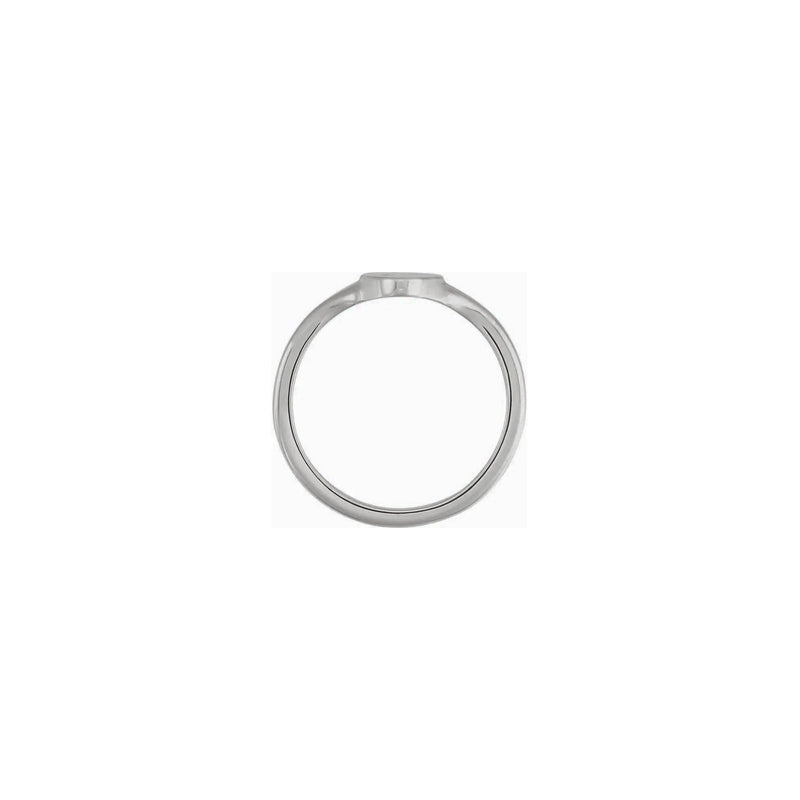 Celestial Oval Signet Ring (Silver) setting - Popular Jewelry - New York