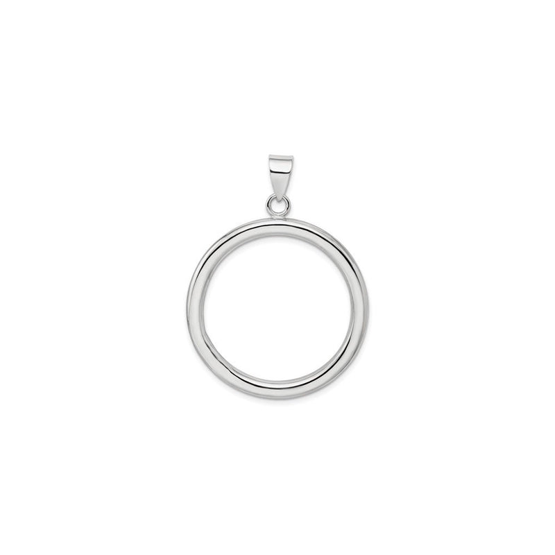 Circle Pendant (Silver) back - Popular Jewelry - New York