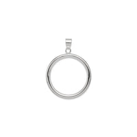 Privjesak s krugom (srebrni) sprijeda - Popular Jewelry - Njujork
