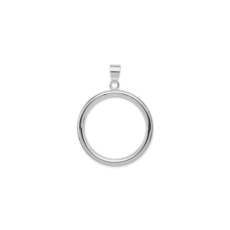 Circle Pendant (Silver) front - Popular Jewelry - New York