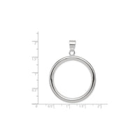 Kružni privjesak (srebrna) vaga - Popular Jewelry - Njujork