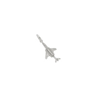F11 Jet Plane 3D hengiskraut (silfur) Popular Jewelry - Nýja Jórvík