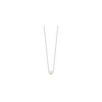 Mvura yakachena Pearl Necklace (Silver) yakazara - Popular Jewelry - New York