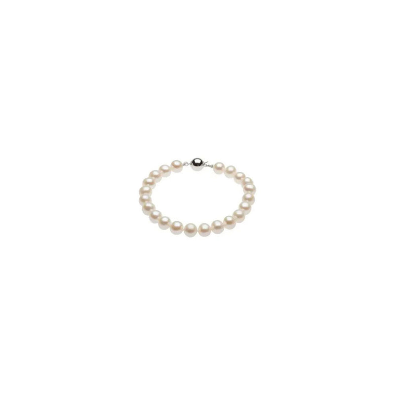 Freshwater Pearls Bracelet (Silver) main - Popular Jewelry - New York