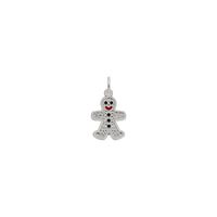 Gingerbread Man Pendant (Silver) Popular Jewelry - New York