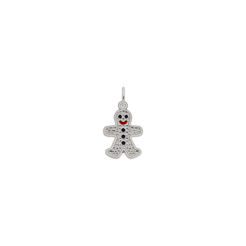 Gingerbread Man Pendant (Silver) Popular Jewelry - New York
