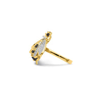 Icy Bumblebee Ring (silfur) hlið - Popular Jewelry - Nýja Jórvík