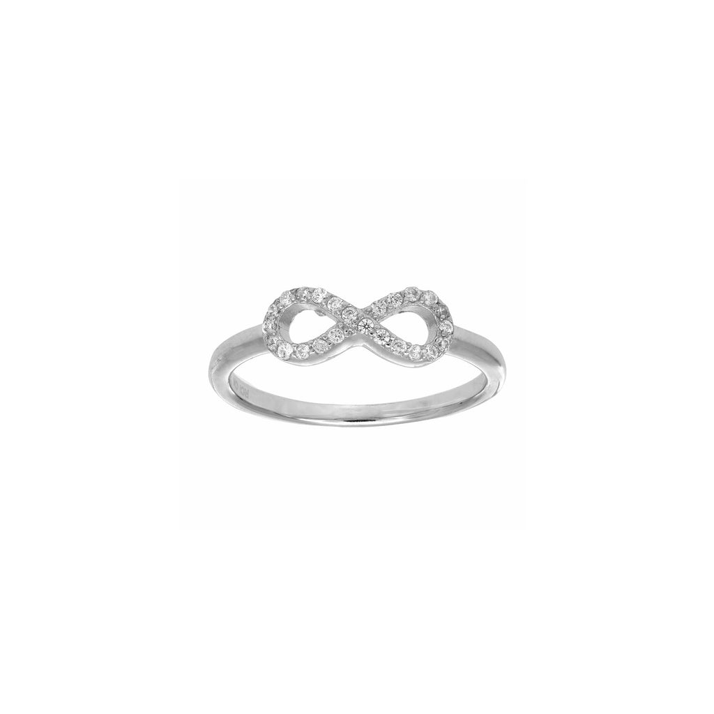 Icy Infinity Stackable Ring (Silver) – Popular J