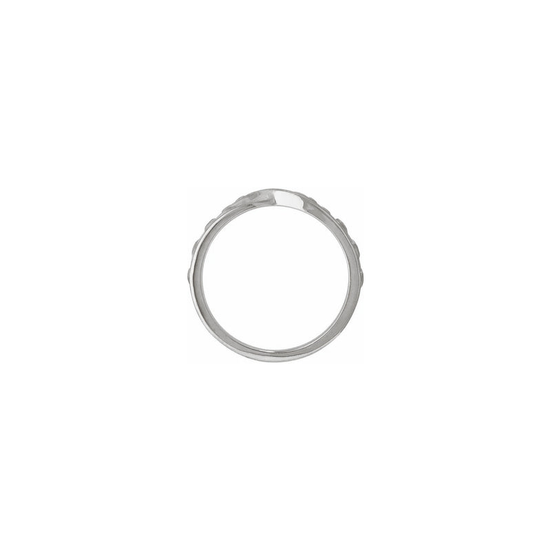 Laurel Wreath Stackable Ring (Silver) setting - Popular Jewelry - New York