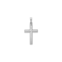 Lightweight Latin Plain Cross Pendant (Silver) front - Popular Jewelry - ニューヨーク