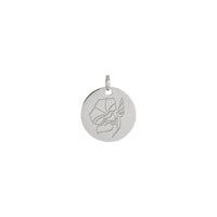 Morning Glory September Birth Flower Pendant (Silver) front - Popular Jewelry - New York