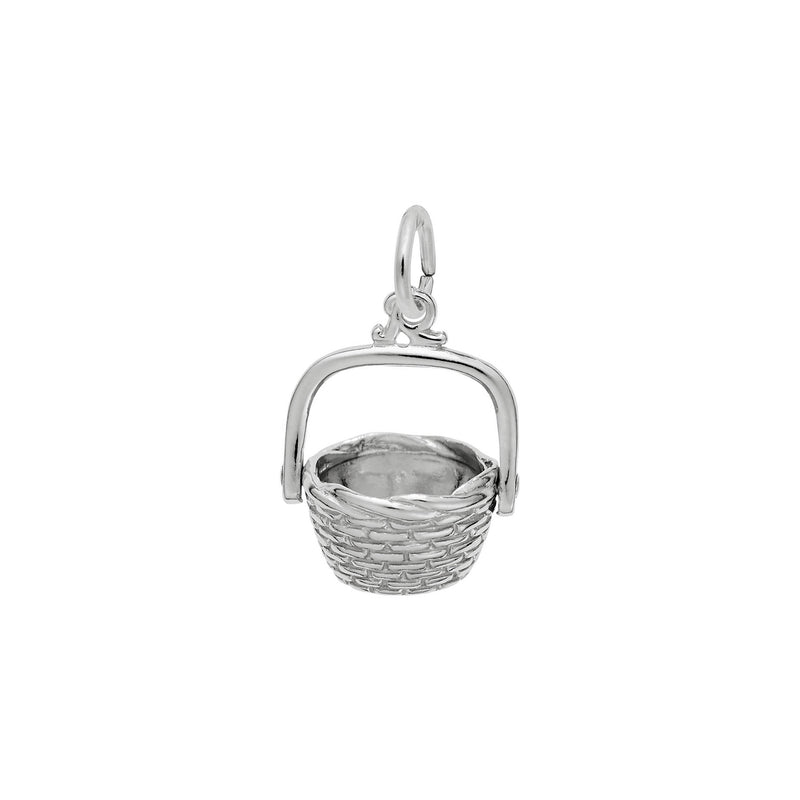 Nantucket Basket Pendant (Silver) Popular Jewelry - New York