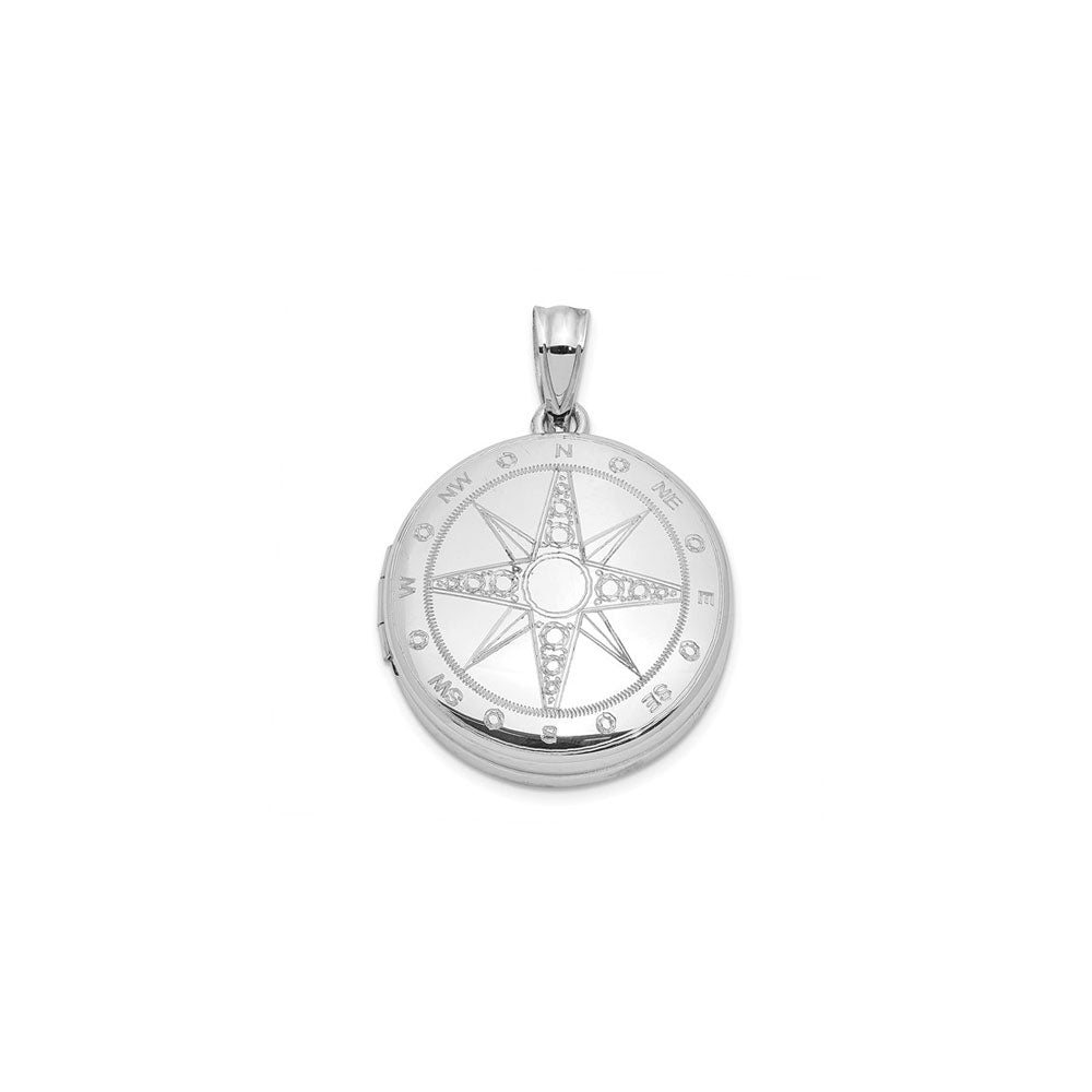 Nautical Locket Nautical Compass Locket (Silver) – Popular J
