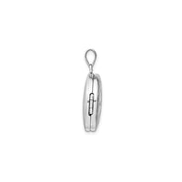 Nautical Compass Locket (Silver) side - Popular Jewelry - Њујорк