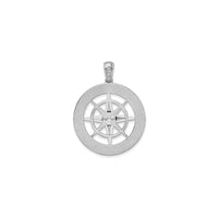 Nautical Compass Pendant (Silver) back - Popular Jewelry - New York