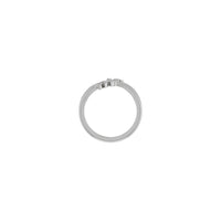 Setelan Ring Bypass Cabang Zaitun (Silver) - Popular Jewelry - New York