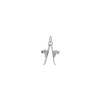 Pair of Skis Pendant (Silver) Popular Jewelry - New York