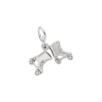 Petite Roller Skates Pendant (Silver) main - Popular Jewelry - New York
