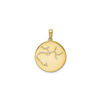 Sagittarius Zodiac Constellation Medal (Silver) front - Popular Jewelry - New York
