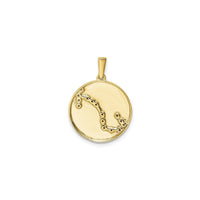 Scorpio Zodiac Constellation Medal (Silver) back - Popular Jewelry - New York