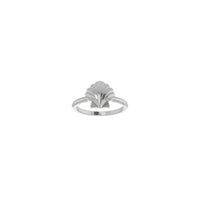 Shell Stackable Ring (Silver) front - Popular Jewelry - New York