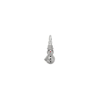 Penjoll d'esmalt ninot de neu (plata) Popular Jewelry - Nova York