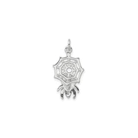 Spider on Web Charm (Silver) back - Popular Jewelry - New York