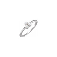 Trinity Cluster Pearl Ring (Silver) prinċipali - Popular Jewelry - New York