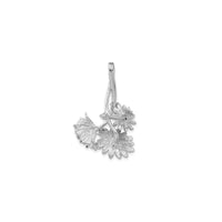 Upside Down Daisies Bunch Pendant (Silver) back - Popular Jewelry - New York