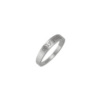 'Ikaw lang' Gikulit nga Stackable Ring (Silver) main - Popular Jewelry - New York