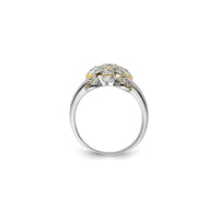 Plně ledový želví prsten (stříbrný) - Popular Jewelry -New York