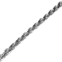 Cadena de corda sòlida (plata esterlina)