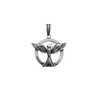 Round Shape Mockingbird Pendant (Silver)
