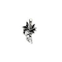 Antiqued Dance Fairy Pendant (Silver)
