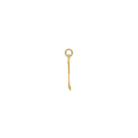 Ski Poles Pendant (14K)