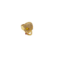 Diamond Smoker Skull Ring (14K)