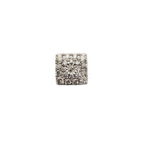 Diamond Square Slide Pendant (14K)