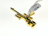 Privjesak za snajpersku pušku Srebrni AWP - Popular Jewelry