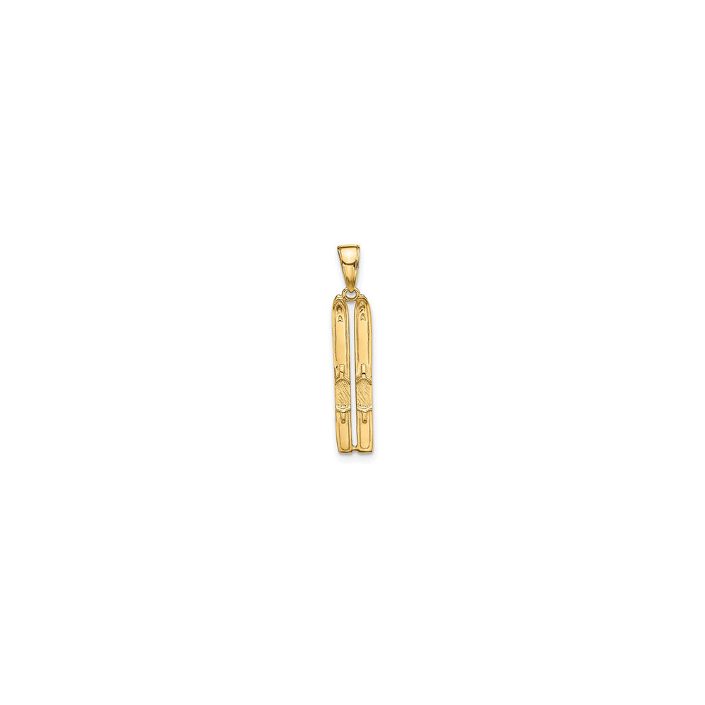 Snow Skis Pendant (14K)