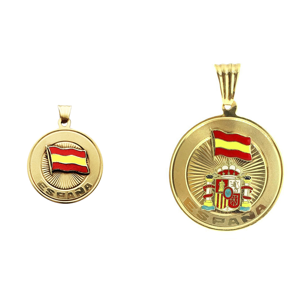 España ( Spain ) Medallion Pendant (14K)