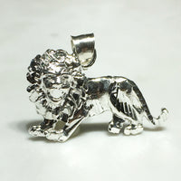 Sprawled Lion Pendant (Silver)