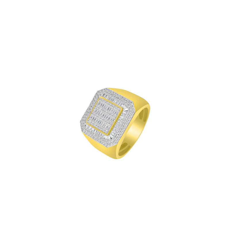 Diamond Square Ring (14K)