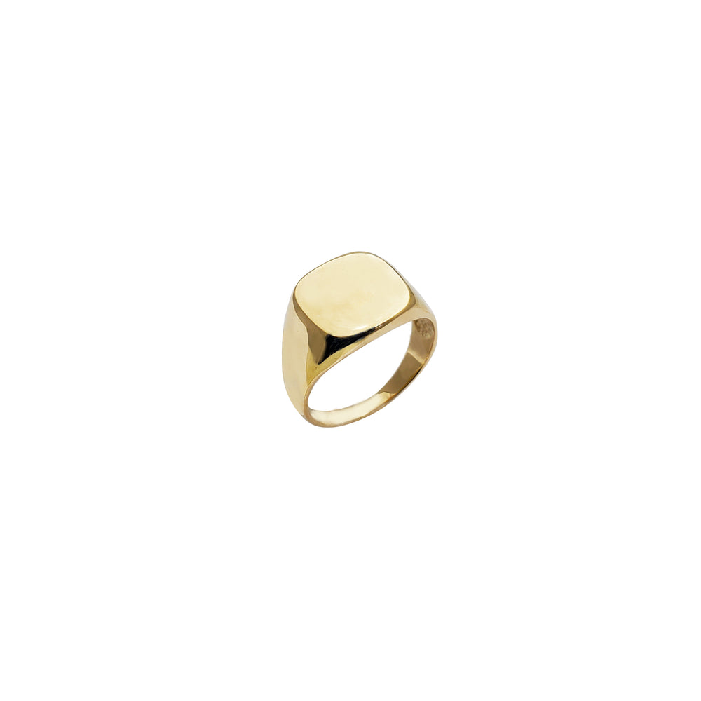Square Shaped Signet Ring (14K)